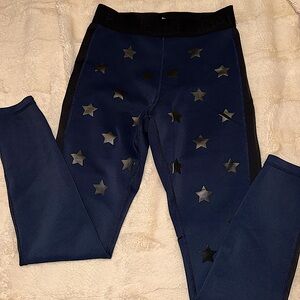 KENDALL + KYLIE Women's Black and Navy Leggings